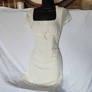 Forever 21 Cream Mini Dress